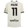 Camiseta de fútbol AC Milan Christian Pulisic 11 Cuarta Equipación 23-24 Blanca - Hombre